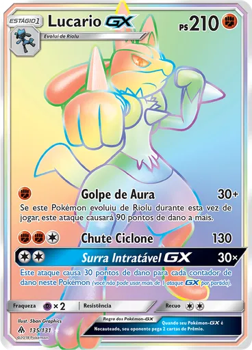 Lucario GX — Luz Proibida