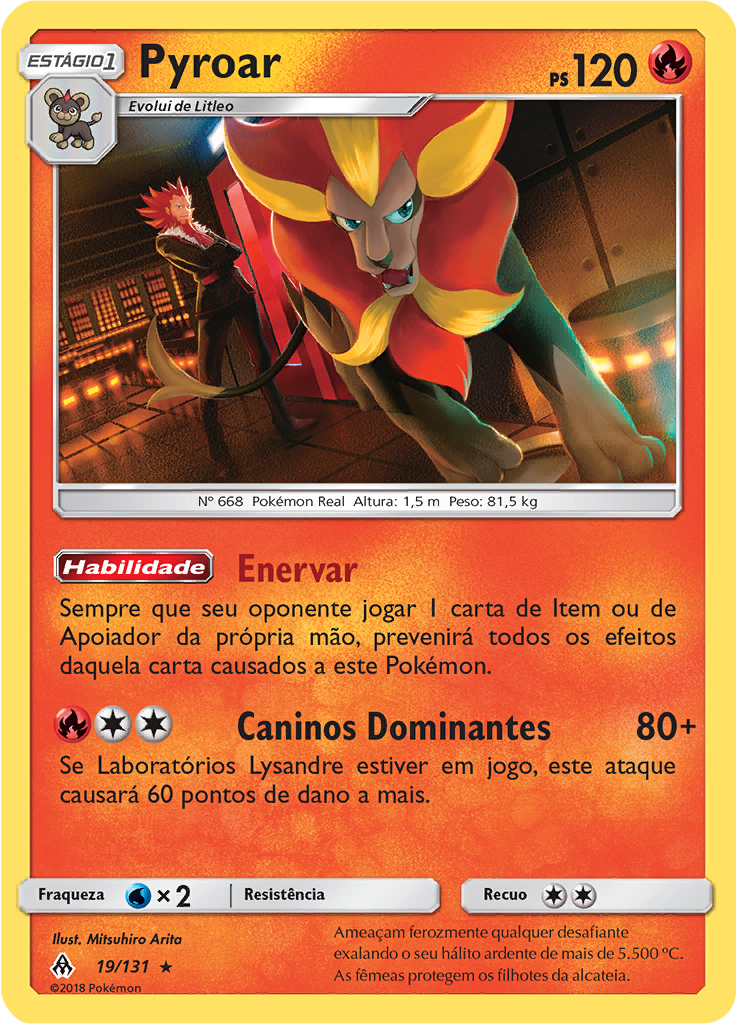 Pyroar (Reverse Holo)