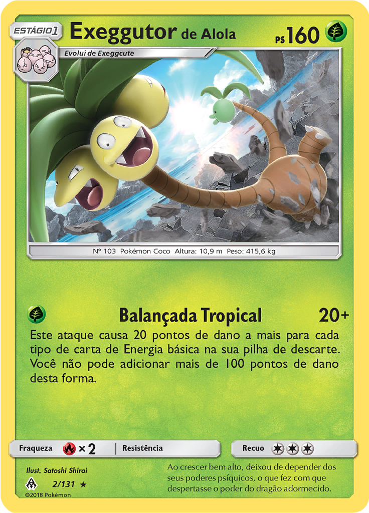 Exeggutor de Alola (Reverse Holo)