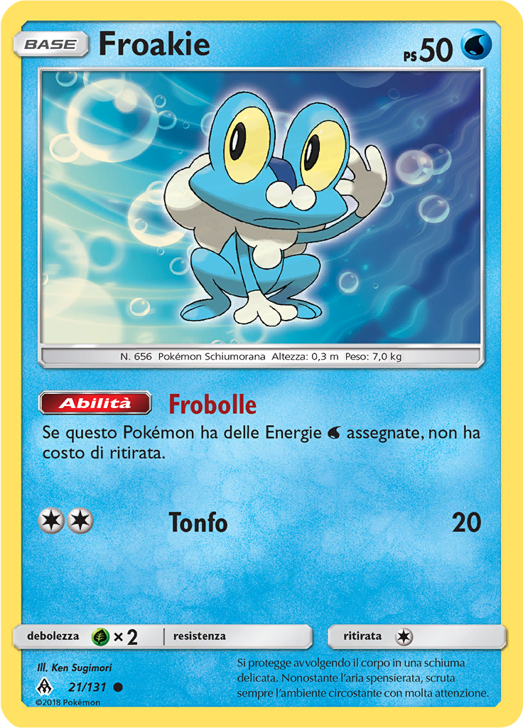 Froakie (Reverse Holo)