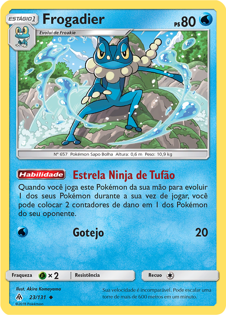 Frogadier (Reverse Holo)