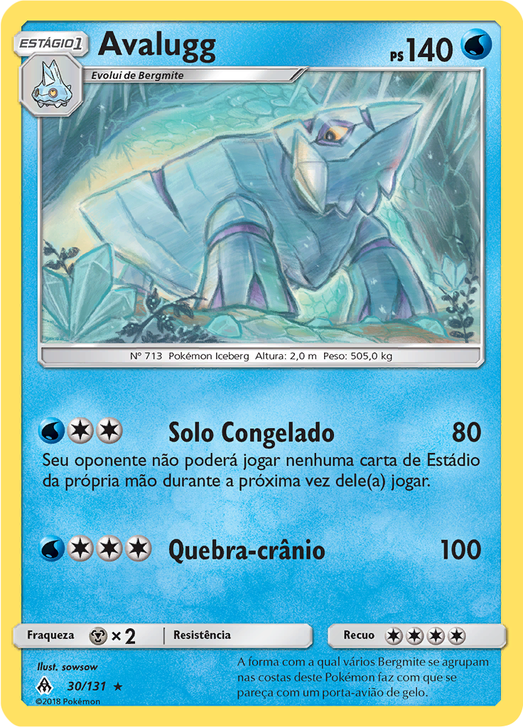 Avalugg (Reverse Holo)