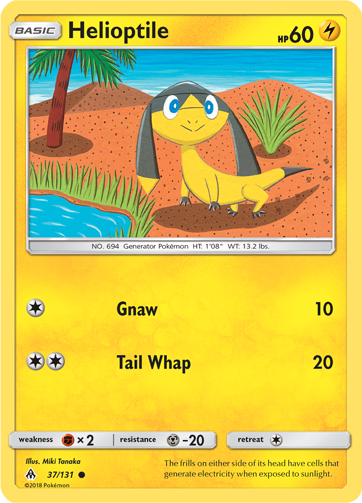 Helioptile (Reverse Holo)