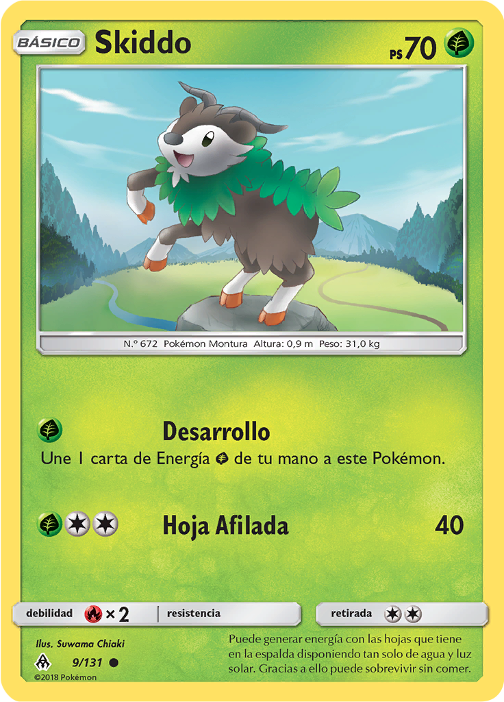 Skiddo (Reverse Holo)