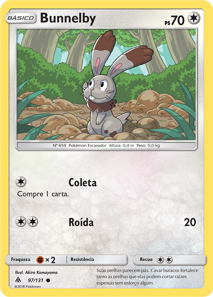 Bunnelby (Reverse Holo)