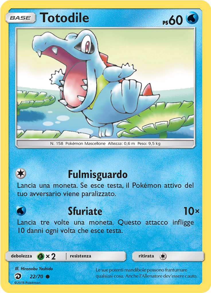 Totodile (Reverse Holo)