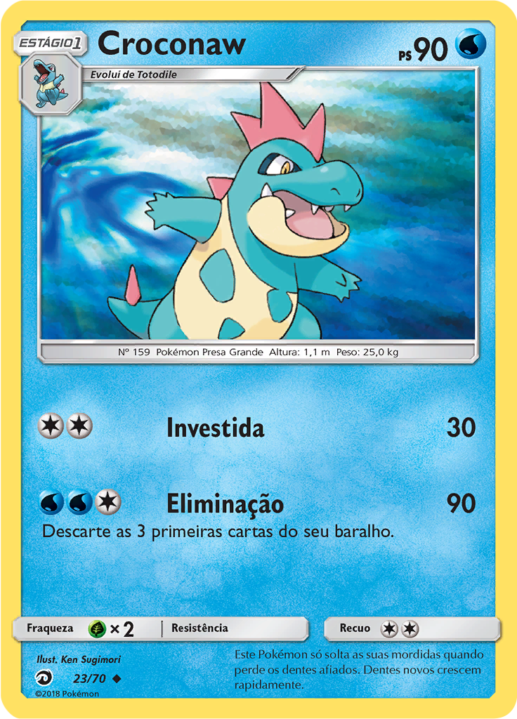 Croconaw (Reverse Holo)