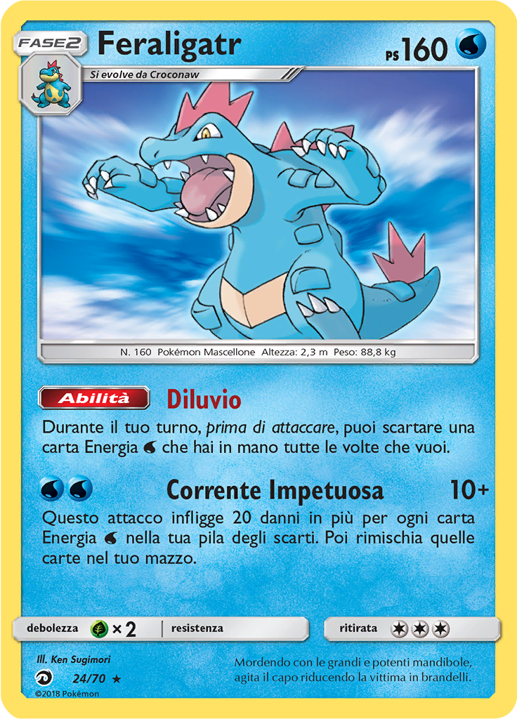 Feraligatr (Reverse Holo)