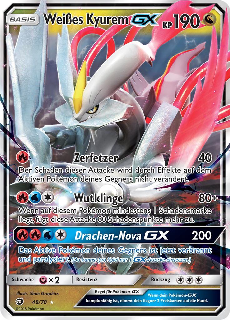 Weißes Kyurem GX