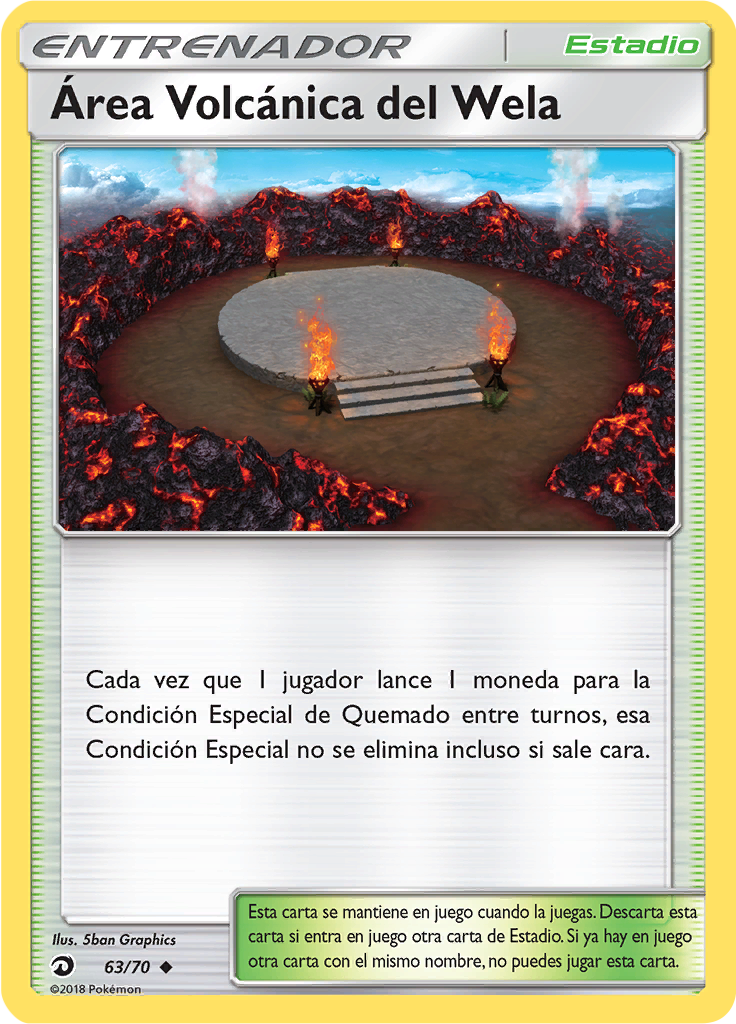 Área Volcánica del Wela (Reverse Holo)