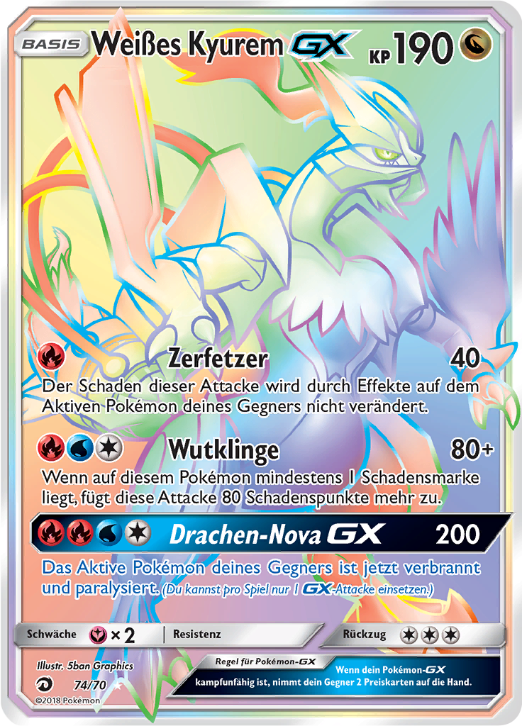 Weißes Kyurem GX