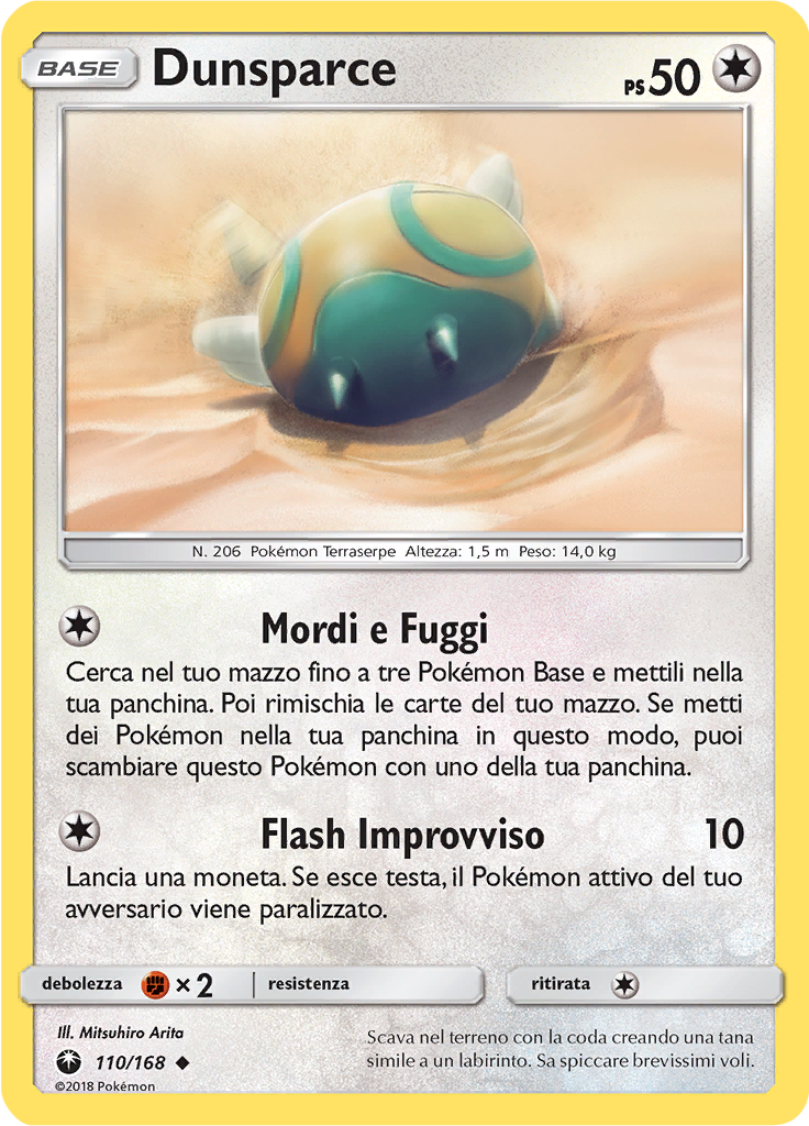 Dunsparce (Reverse Holo)