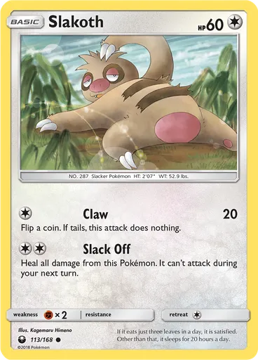 Slakoth (Reverse Holo)