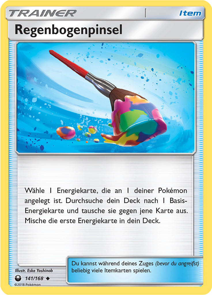 Regenbogenpinsel