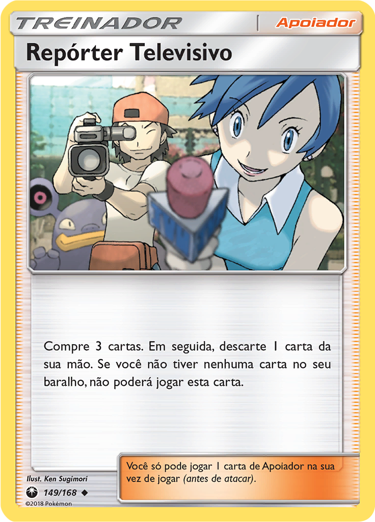 Repórter Televisivo (Reverse Holo)
