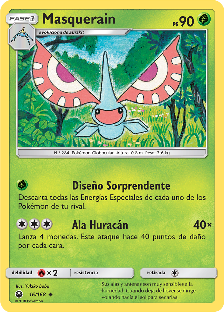 Masquerain (Reverse Holo)