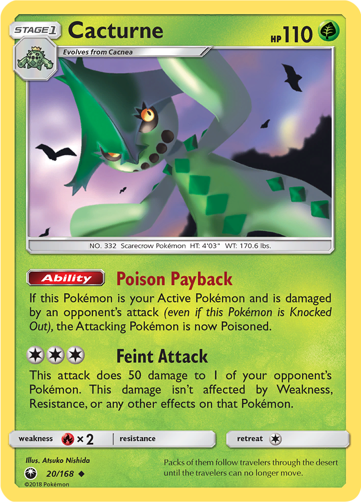 Cacturne (Reverse Holo)