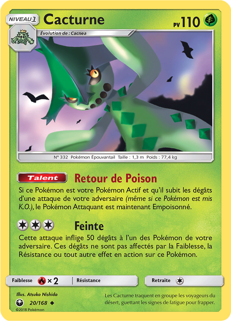 Cacturne (Reverse Holo)