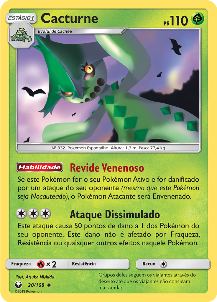 Cacturne (Reverse Holo)