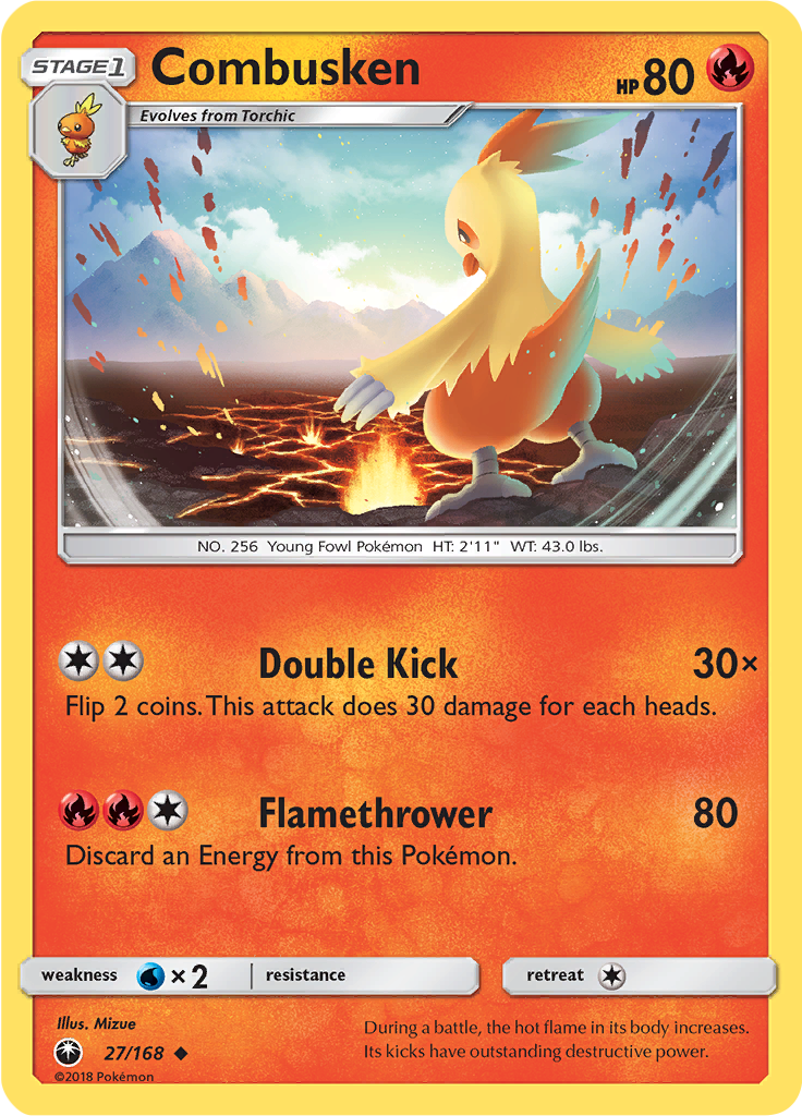 Combusken (Reverse Holo)