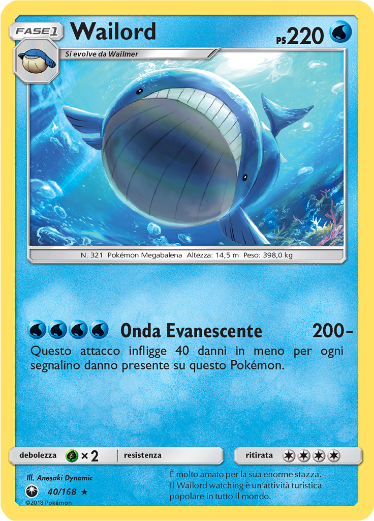 Wailord (Reverse Holo)