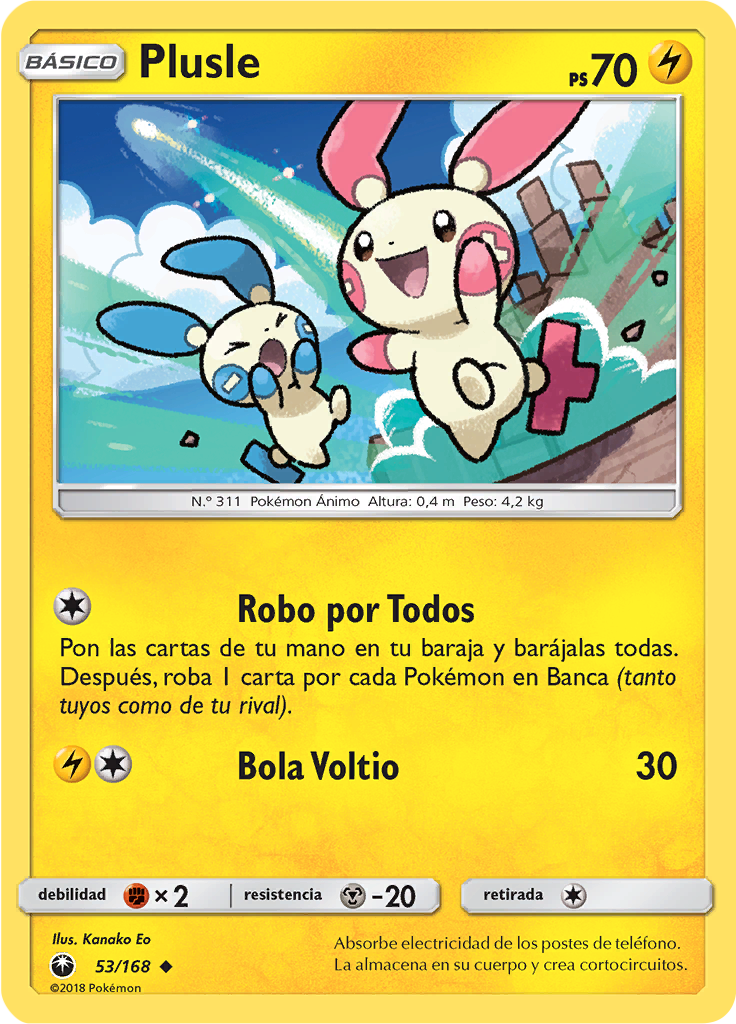 Plusle (Reverse Holo)