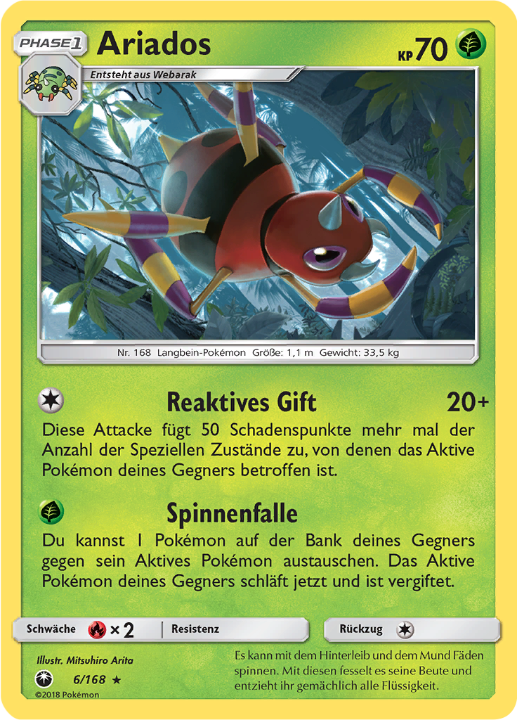 Ariados (Reverse Holo)