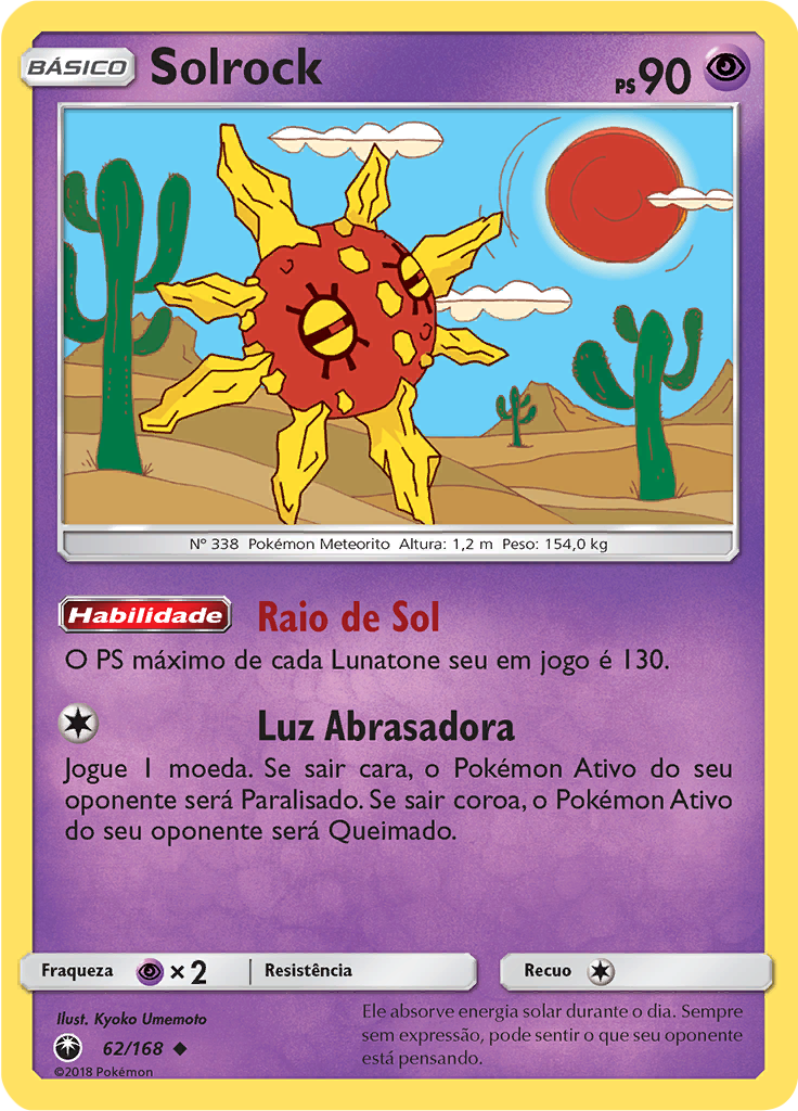 Solrock (Reverse Holo)