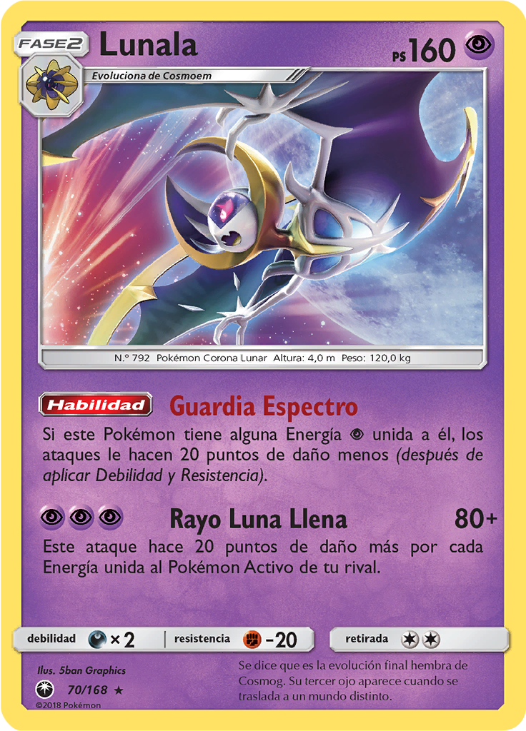 Lunala (Reverse Holo)