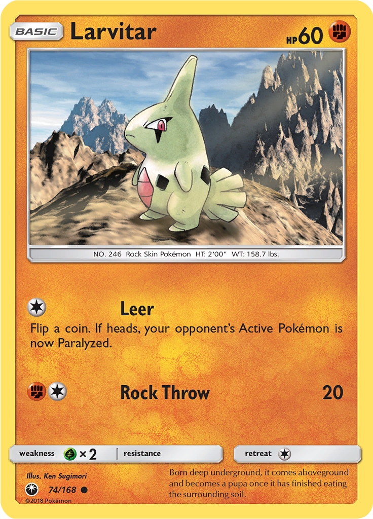 Larvitar (Reverse Holo)