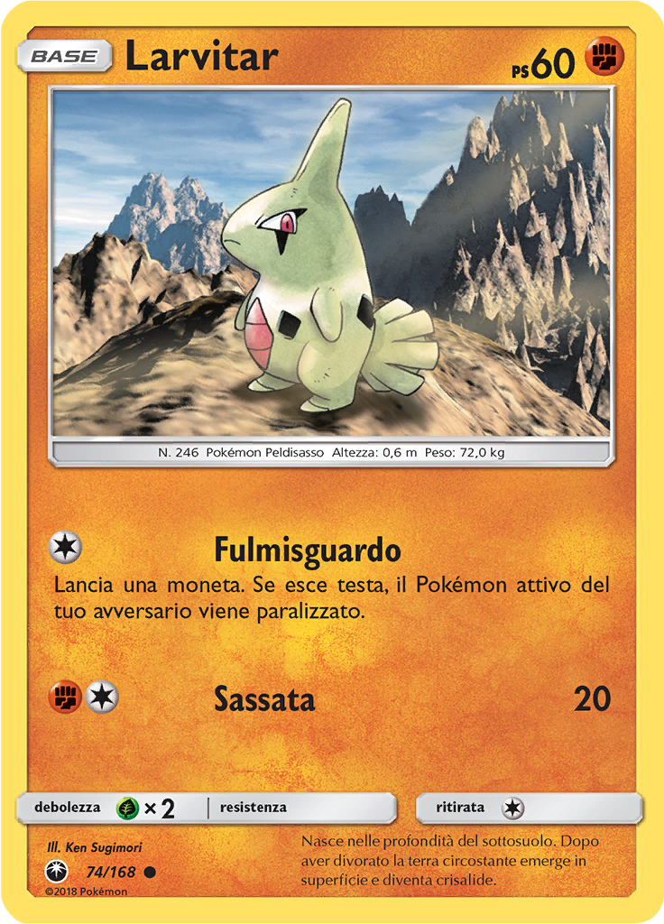 Larvitar (Reverse Holo)