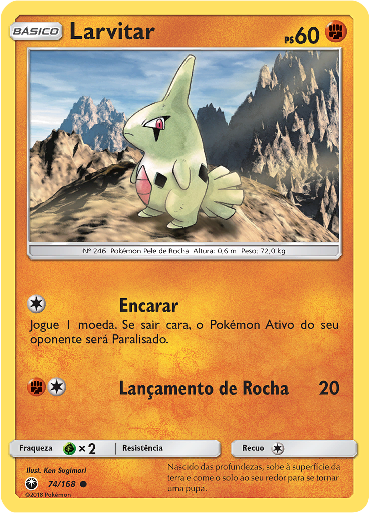 Larvitar (Reverse Holo)