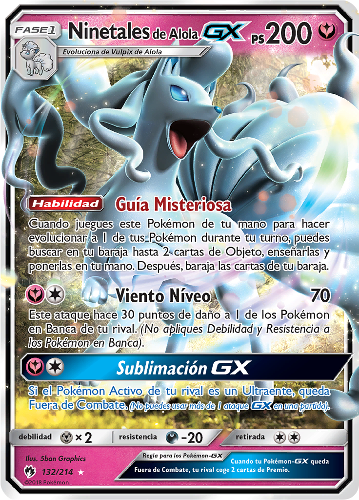 Ninetales de Alola GX