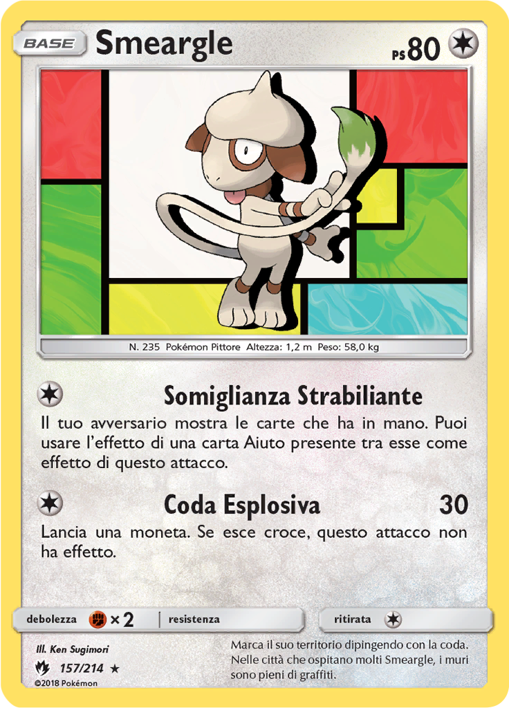 Smeargle (Reverse Holo)
