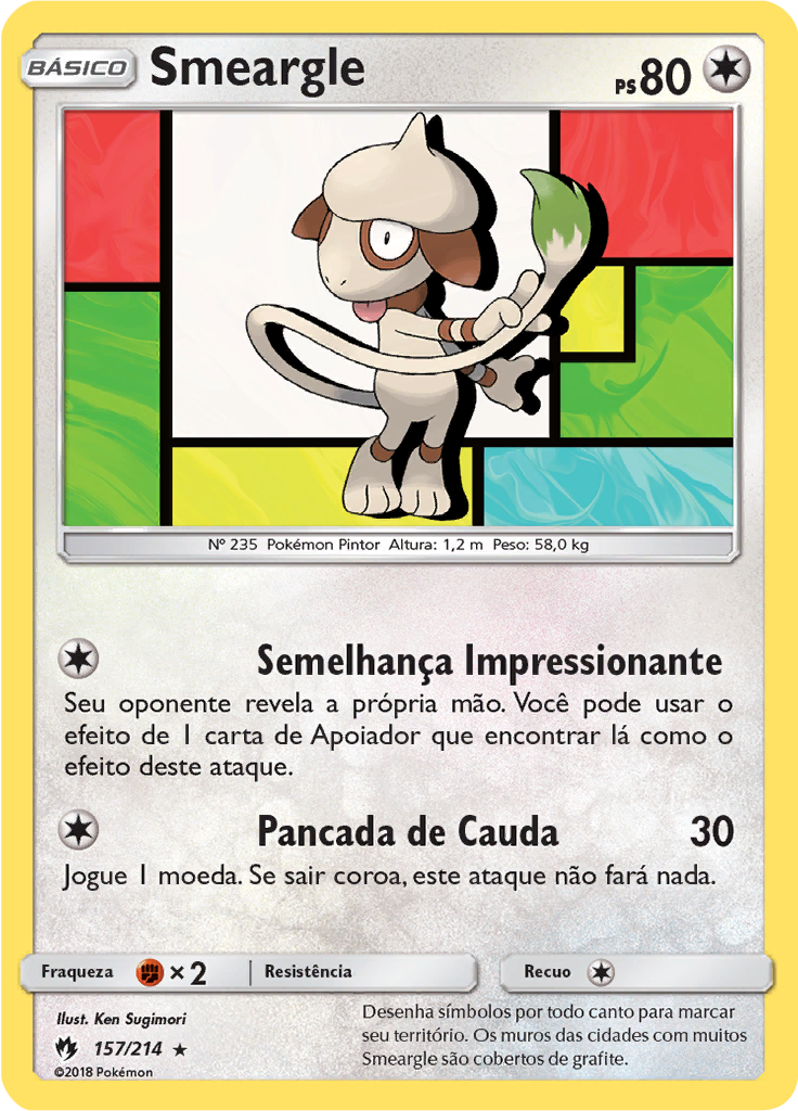 Smeargle (Reverse Holo)