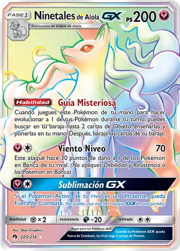 Ninetales de Alola GX