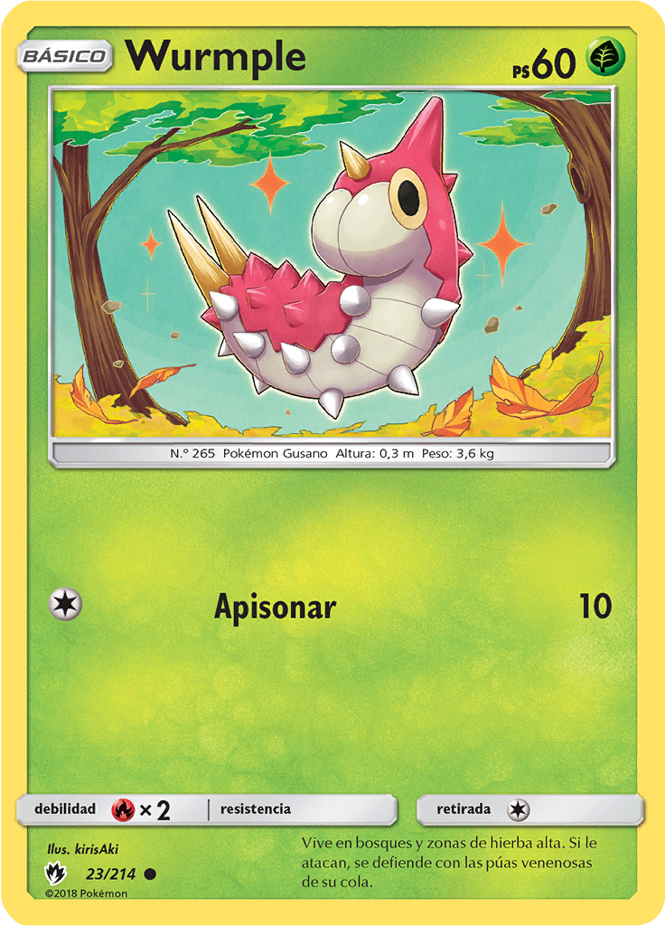 Wurmple (Reverse Holo)