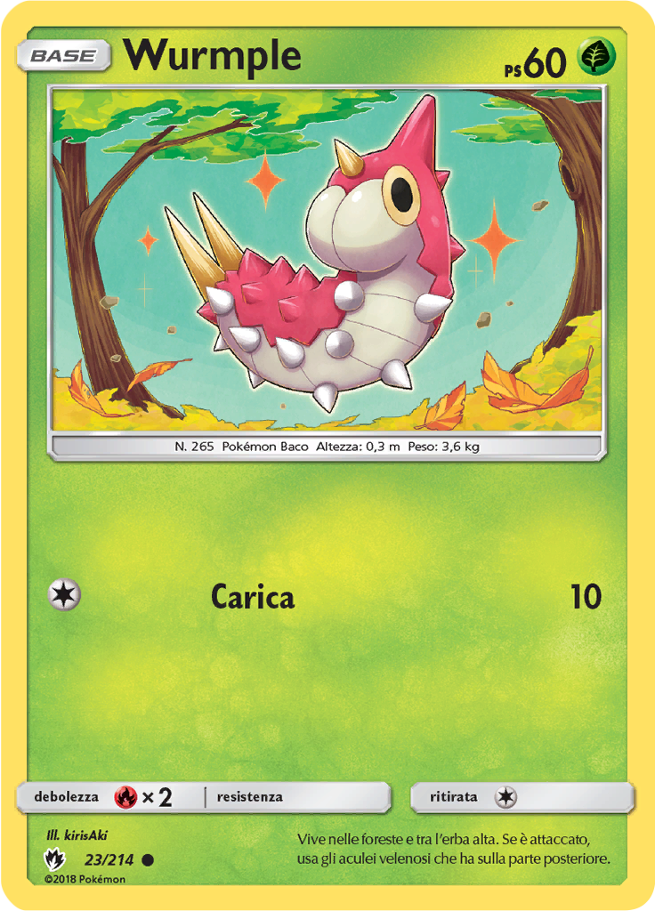 Wurmple (Reverse Holo)