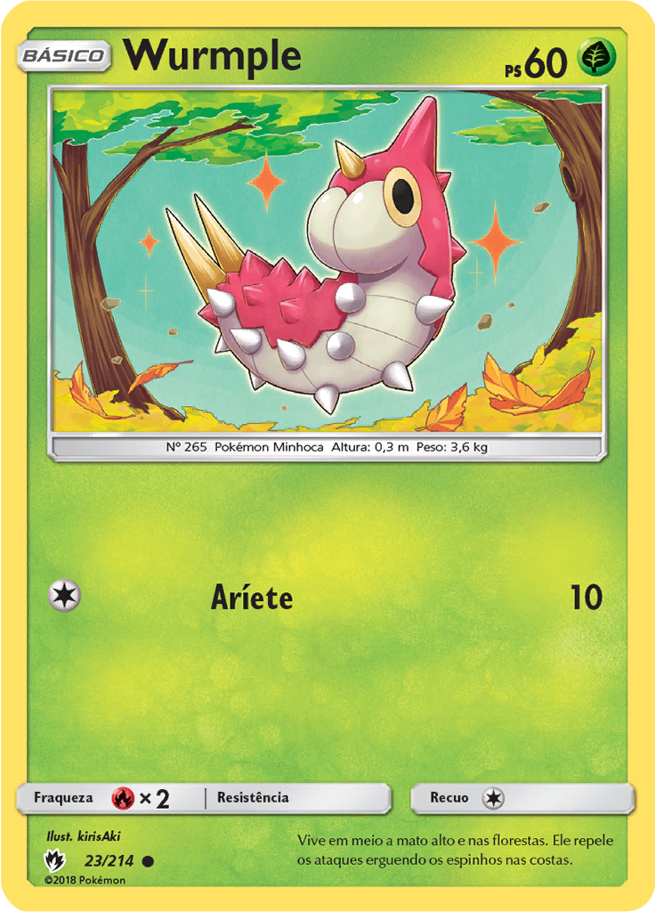 Wurmple (Reverse Holo)