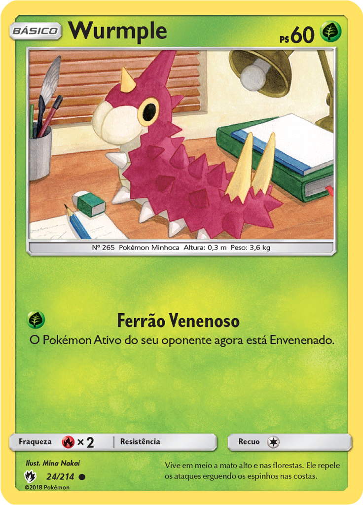 Wurmple (Reverse Holo)