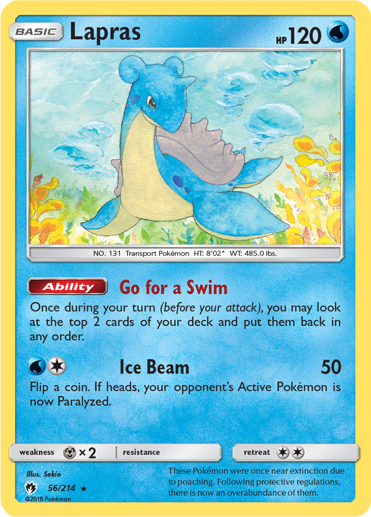 Lapras (Reverse Holo)