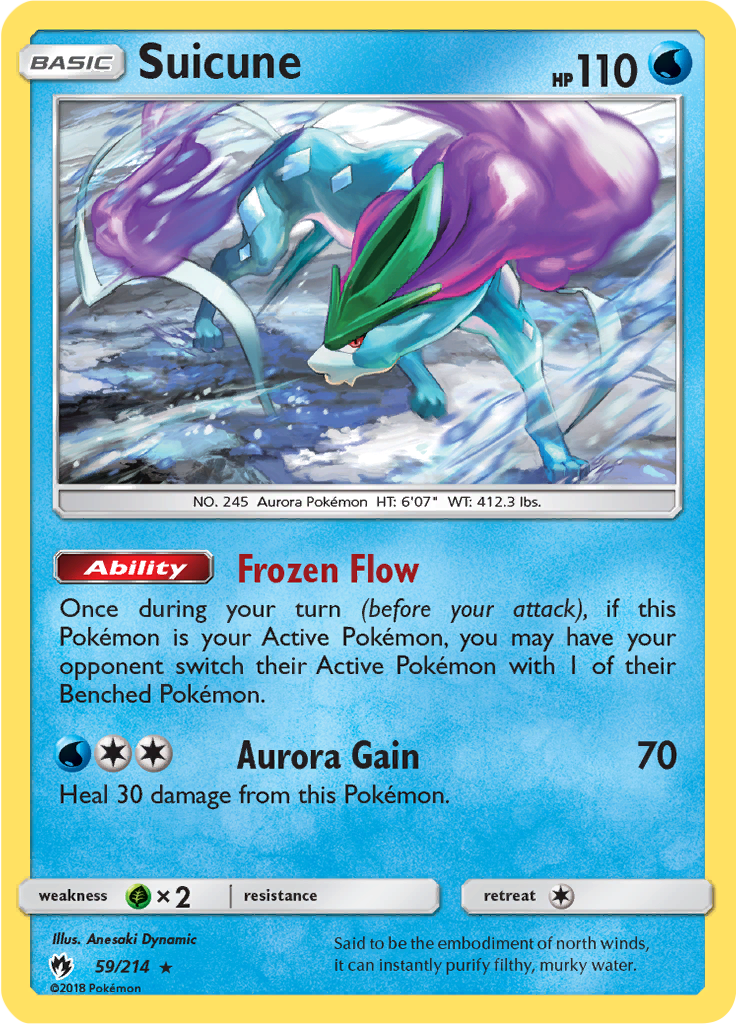 Suicune (Reverse Holo)