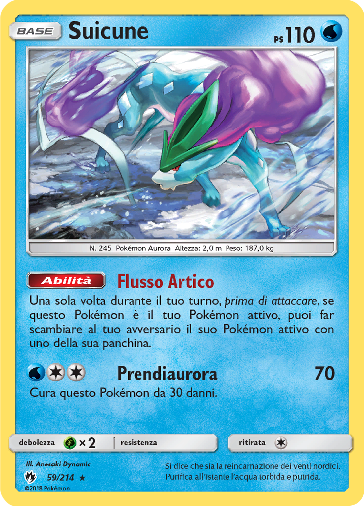 Suicune (Reverse Holo)
