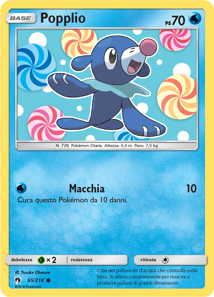 Popplio (Reverse Holo)