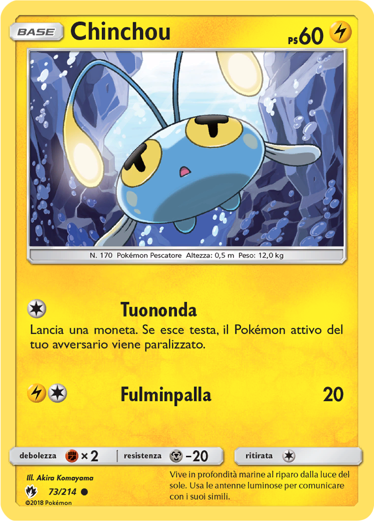 Chinchou (Reverse Holo)