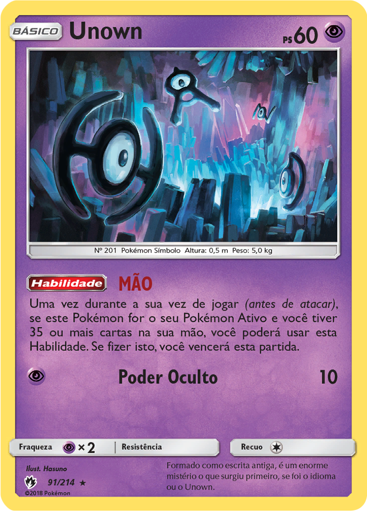 Unown (Reverse Holo)