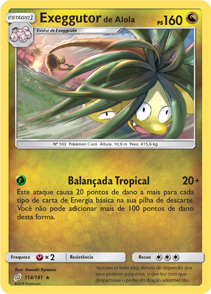 Exeggutor de Alola (Reverse Holo)
