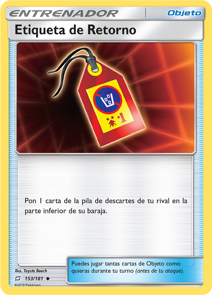 Etiqueta de Retorno