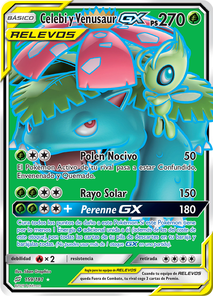 Celebi y Venusaur GX