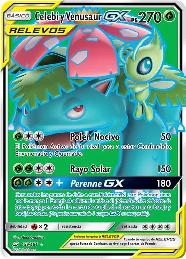 Celebi y Venusaur GX